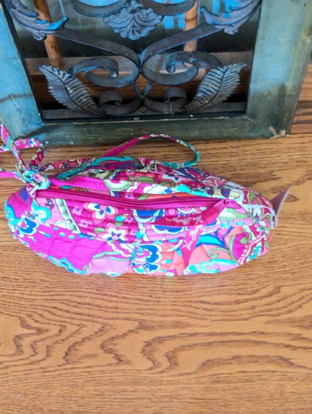 NWT Vera Bradley Pink Swirls Mini Crossbody Bag